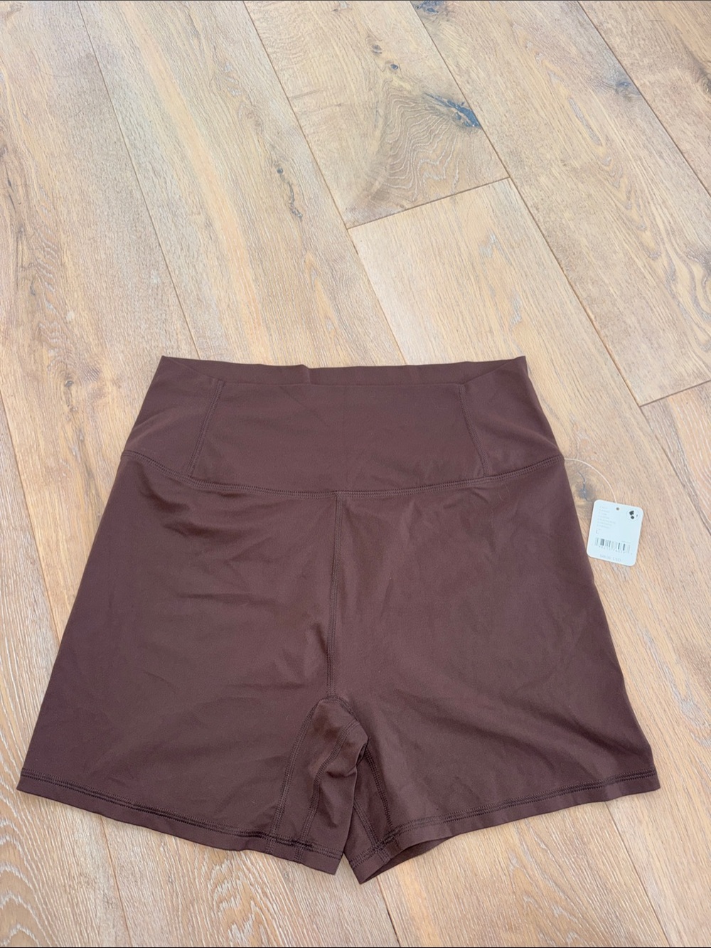 Free People High-Waist Women's Chocolate Brown Active Shorts